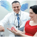 Doctor featured image with patient smiling