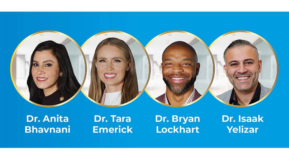4 doctors headshot - Peer to peer panel banner