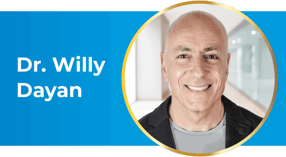 Dr. Willy Dayan webinar banner with title, Mastering Biomechanics